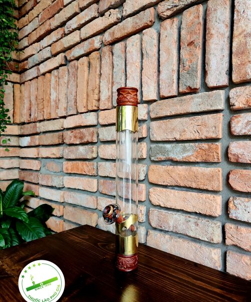 Điếu cày thủy tinh trong suốt loại - Chất liệu cường lực siêu bền TS01 (kèm bao da loại dày có túi phụ) 3 z3899033839917 42a192bbc74581cf0db695b903725548