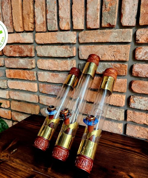 Điếu cày thủy tinh trong suốt loại - Chất liệu cường lực siêu bền TS01 (kèm bao da loại dày có túi phụ) 5 z3899033842382 2ae6ddc9f34b2259a15dd27200ac2f19