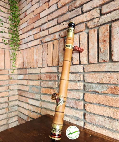 Điếu cày dáng cong bọc đồng C09