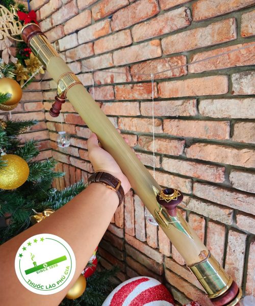Điếu cày nứa bọc đồng DN02