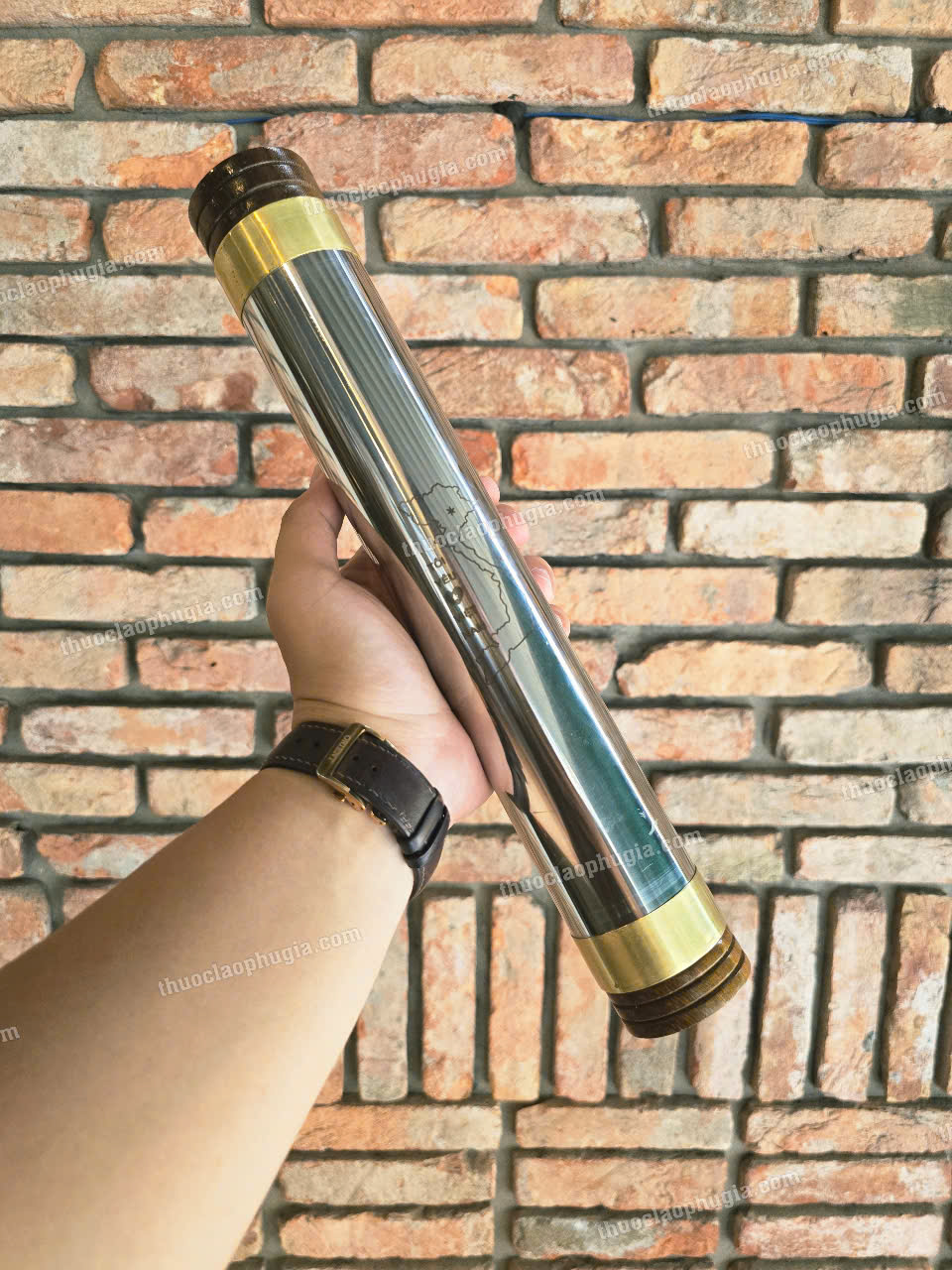 Điếu cày biến hình giấu nỏ inox BH09