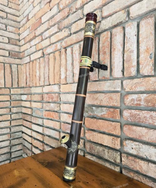 Điếu cày nhiều mắt bọc đồng khảm N25