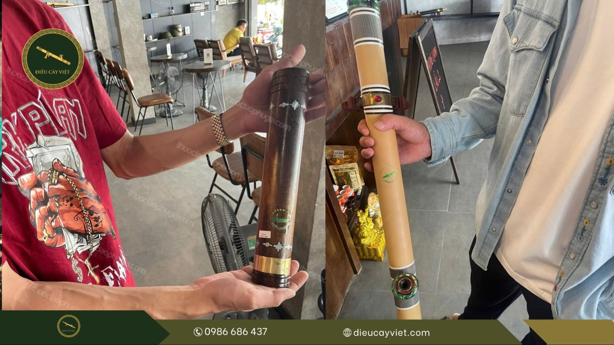 kích thước của điếu cày