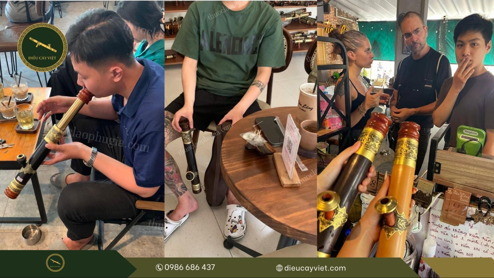 quán cà phê có điếu cày có trải nghiệm tốt